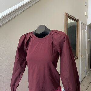 Chic Maroon Women's Blouse